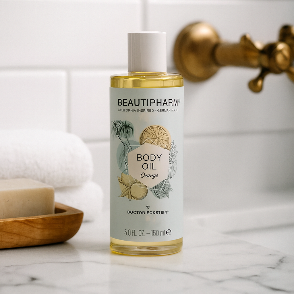 Appelsiinin tuoksuinen vartaloöljy