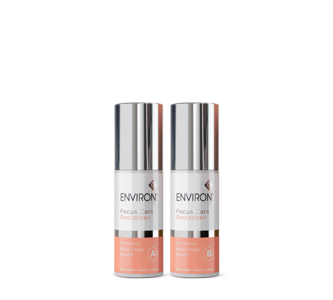 Kaksivaiheinen seerumihoito pigmenttiläiskien hoitoon.