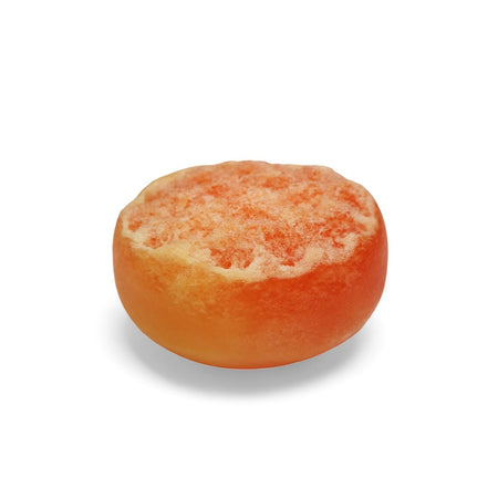 Shampanjan ja appelsiininmakuinen kuorintasaippua vartalolle.