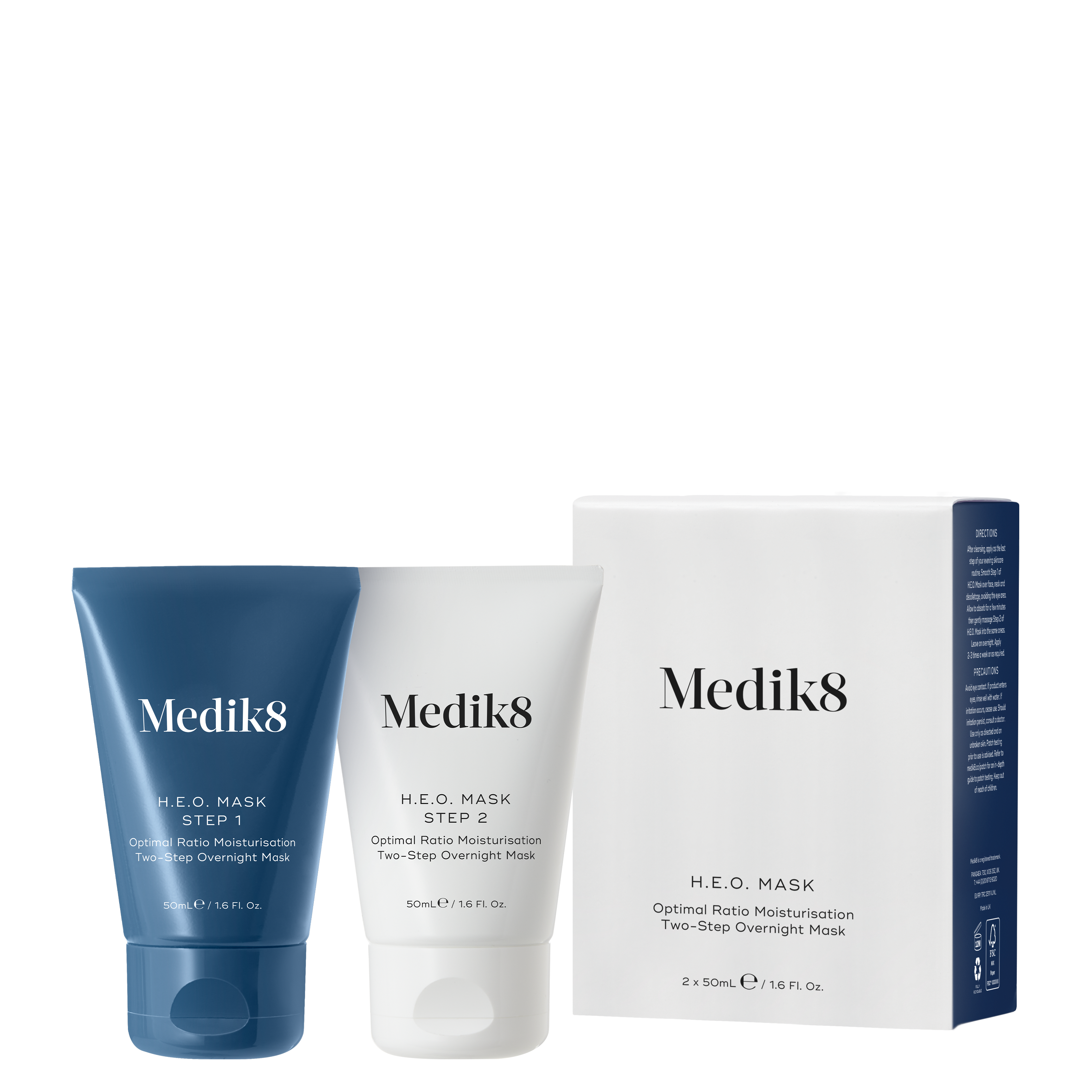 Kaksivaiheinen kosteuttava yönaamio kuivalle iholle