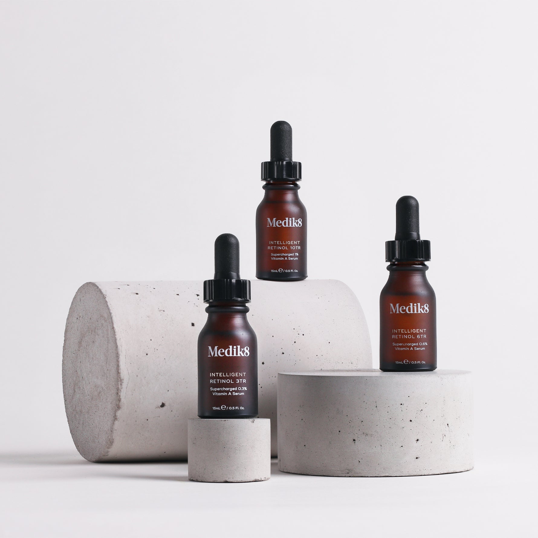 Retinoliseerumi eri pitoisuuksissa