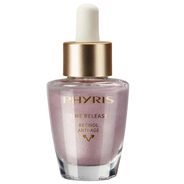 Kosteuttava ja ikääntymisen merkkejä hoitava retinoliseerumi.