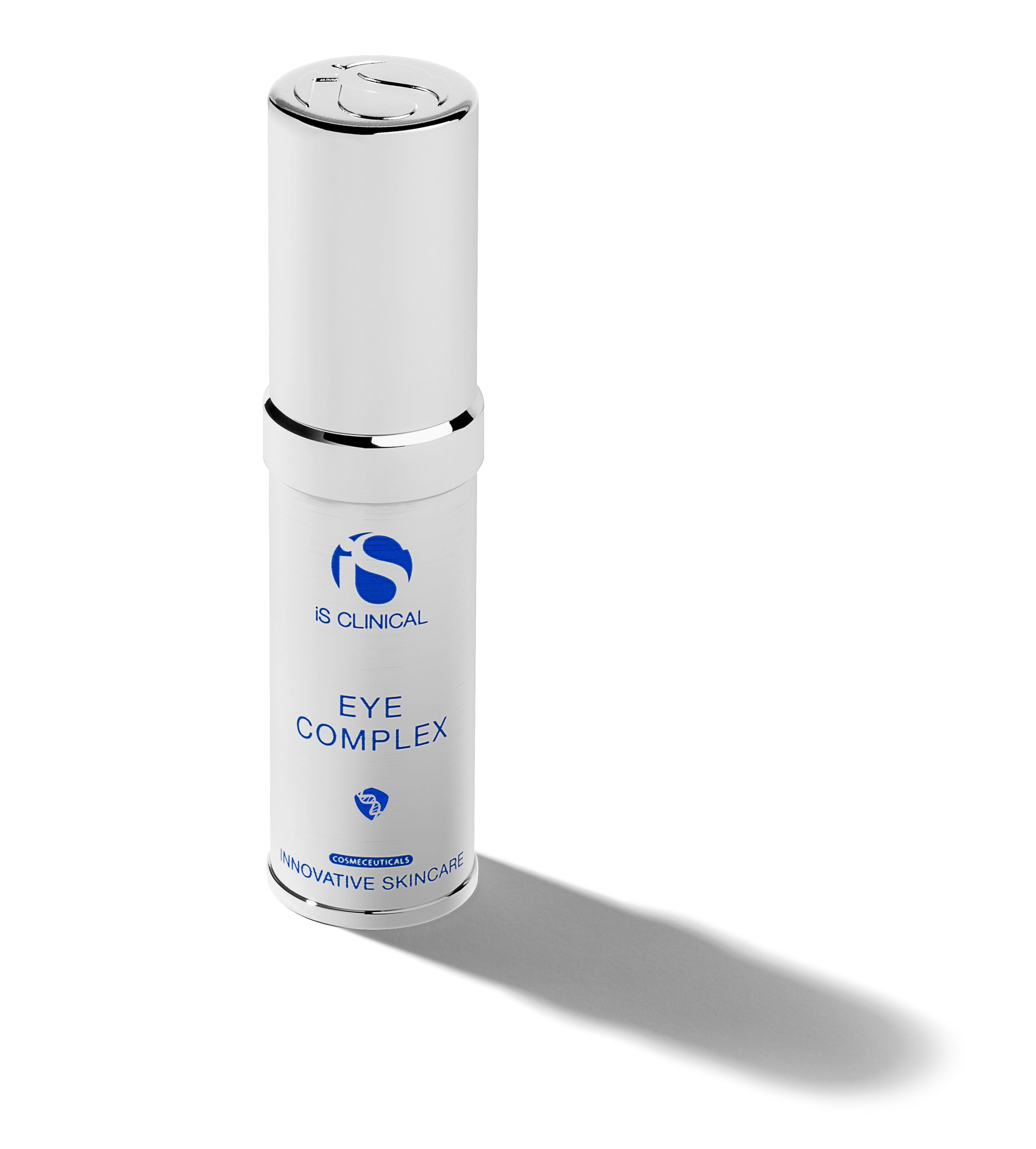 iS Clinical Eye Complex silmänympärysvoide pumppupullossa kuiville silmänympäryksille.